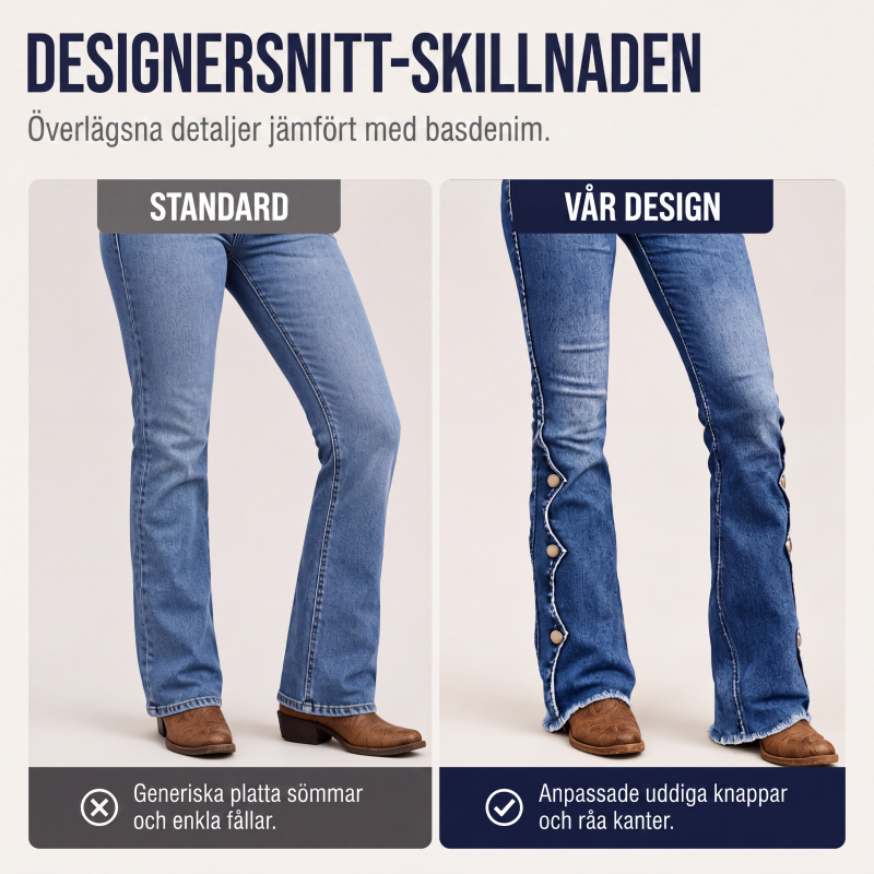 Belle Stockholm | Formande Jeans med Hög Midja