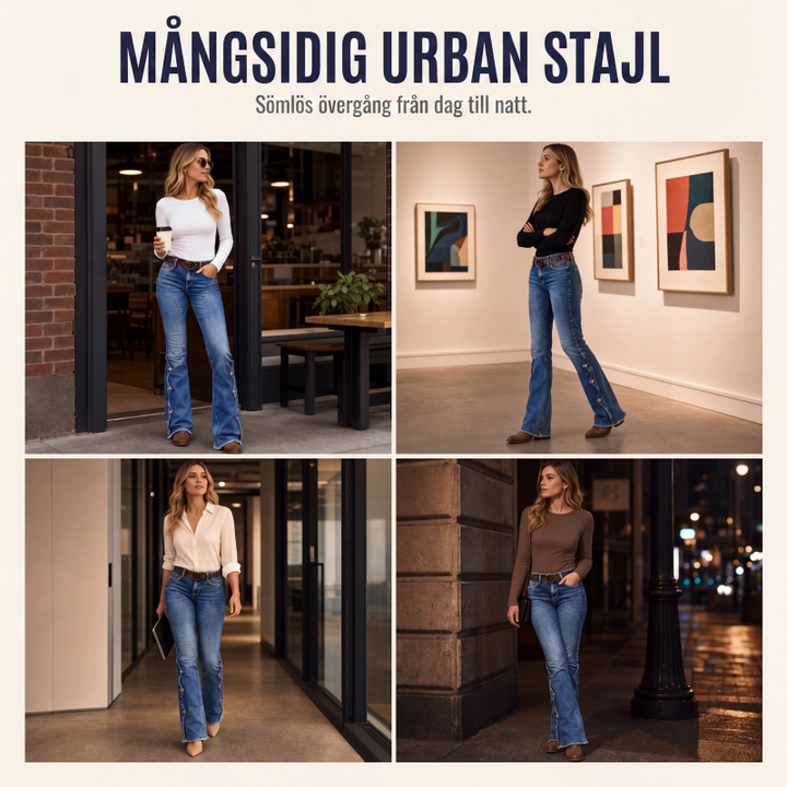 Belle Stockholm | Formande Jeans med Hög Midja