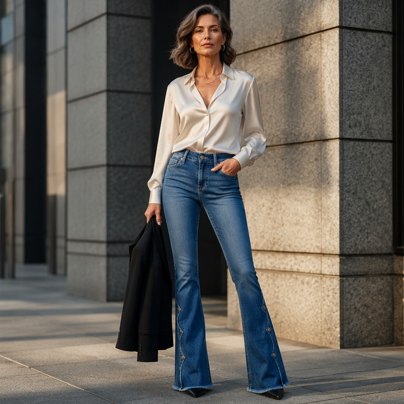 Belle Stockholm | Formande Jeans med Hög Midja